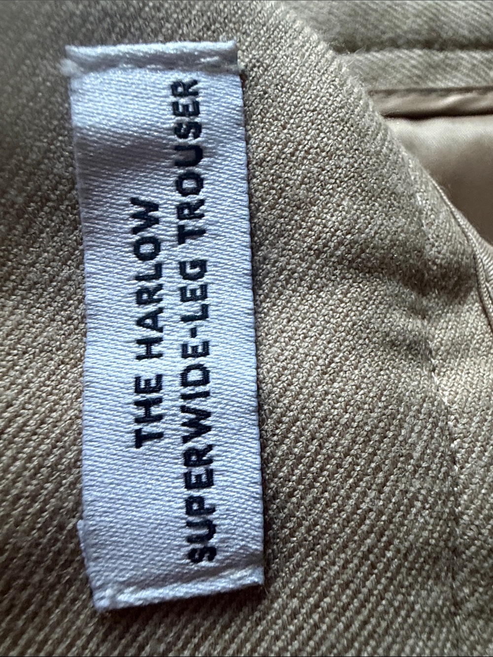 Madewell Wide-Leg High-Rise Pants in Tan Size 2 - Picture 6 of 7